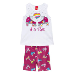 CONJUNTO KYLY PATINES Blanco, 2