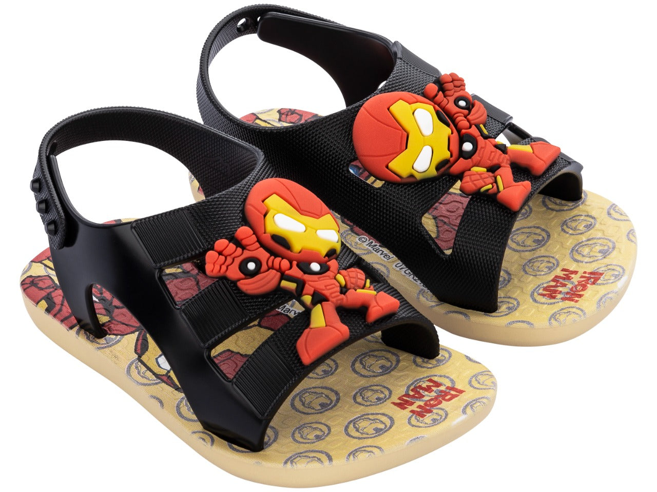 SANDALIAS IPANEMA HERO MARVEL BABY NIÑO Negro/Rojo, 23/24