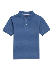 POLO NAUTICA UNICOLOR AZUL