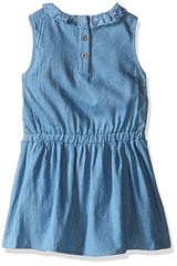Calvin Klein Light Denim Dress with Eyelet Trim 2