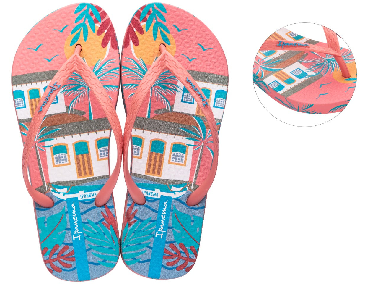 SANDALIAS IPANEMA FEELINGS DAMA Azul/Rosa, 39/40