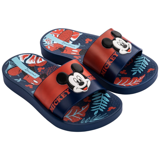 SANDALIAS SLIDE IPANEMA DISNEY INF MICKEY NIÑO AZUL/ROJO