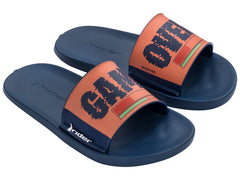 SANDALIAS RIDER SLIDE NIÑO GAME OVER Azul/Naranja, 35/36