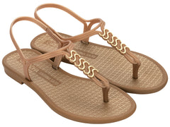 SANDALIAS GRENDHA SABRINA MUJER Dorado, 39/40