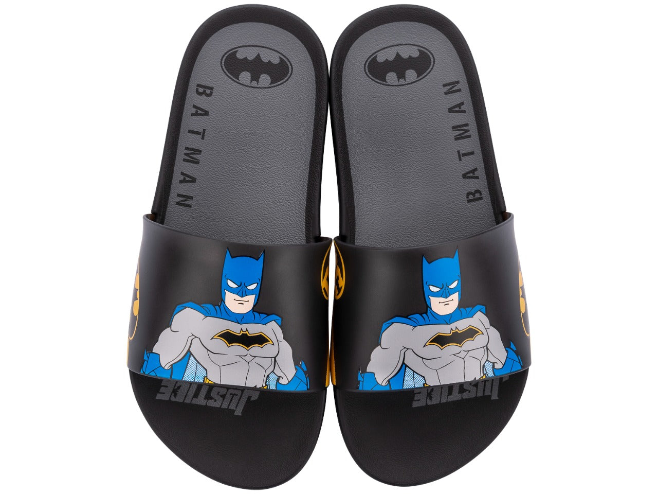 SANDALIAS LIGA DE LA JUSTICIA SLIDE REFRESH NIÑO Negro, 32/33