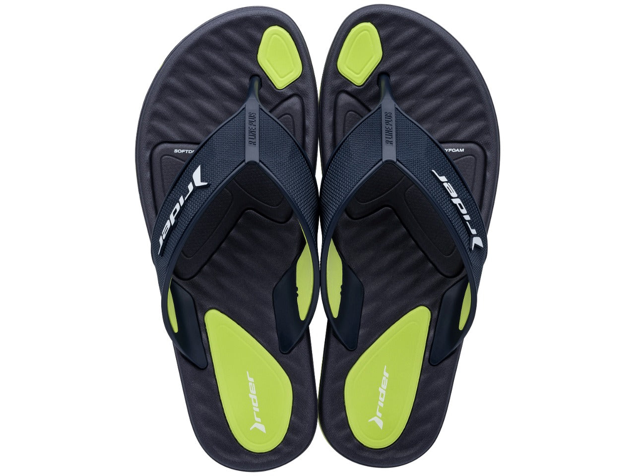 SANDALIAS RIDER LINE PLUS HOMBRE AZUL Azul/Verde, 43/44