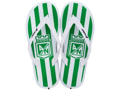 SANDALIAS RIDER ATLETICO NACIONAL HOMBRE Blanco/Verde, 43/44