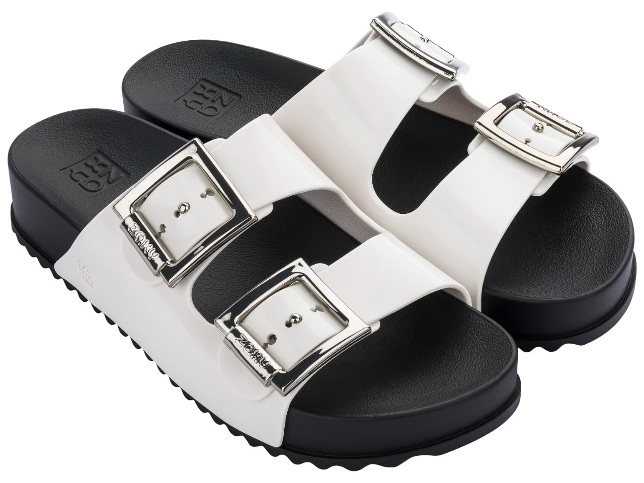 SANDALIAS ZAXY PARTNER DAMA BLANCO Negro/Blanco, 39/40