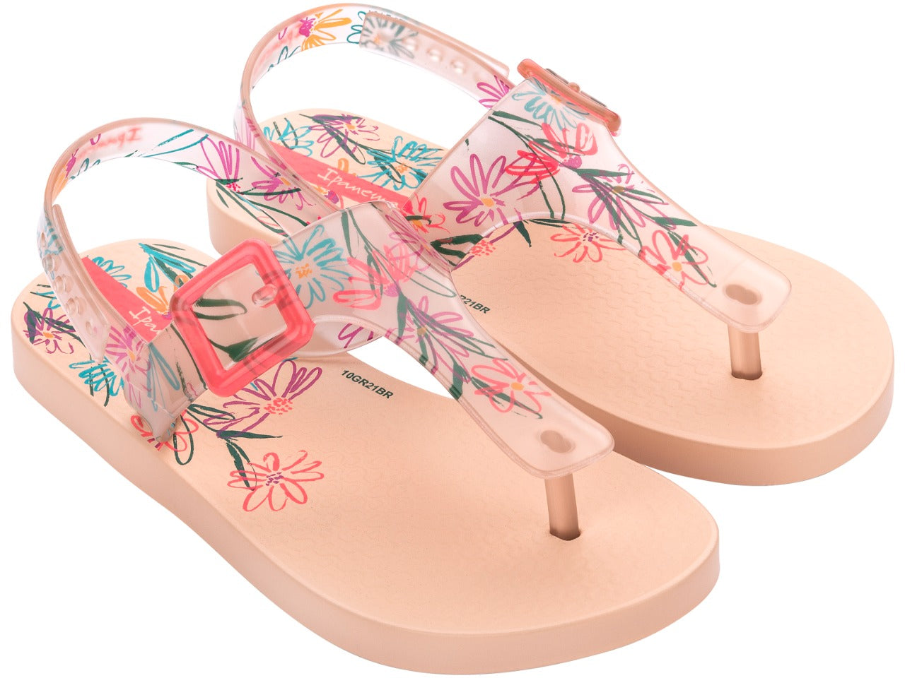SANDALIAS IPANEMA FLORES NIÑA BEIGE Nude, 31/32