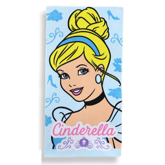 TOALLA TELARY INFANTIL PRINCESA CINDERELLA LICENCIA DISNEY DE 60 X 1.20 CMS 0