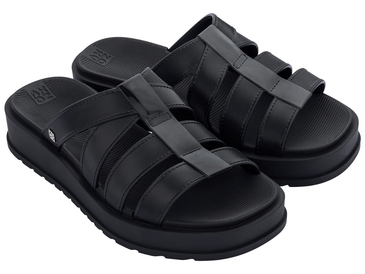 SANDALIAS ZAXY SINTONIA SLIDE MUJER NEGRO Negro, 35