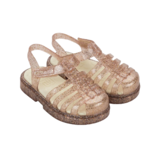 SANDALIAS LOVELY NUDE GLITTER NIÑA BABY