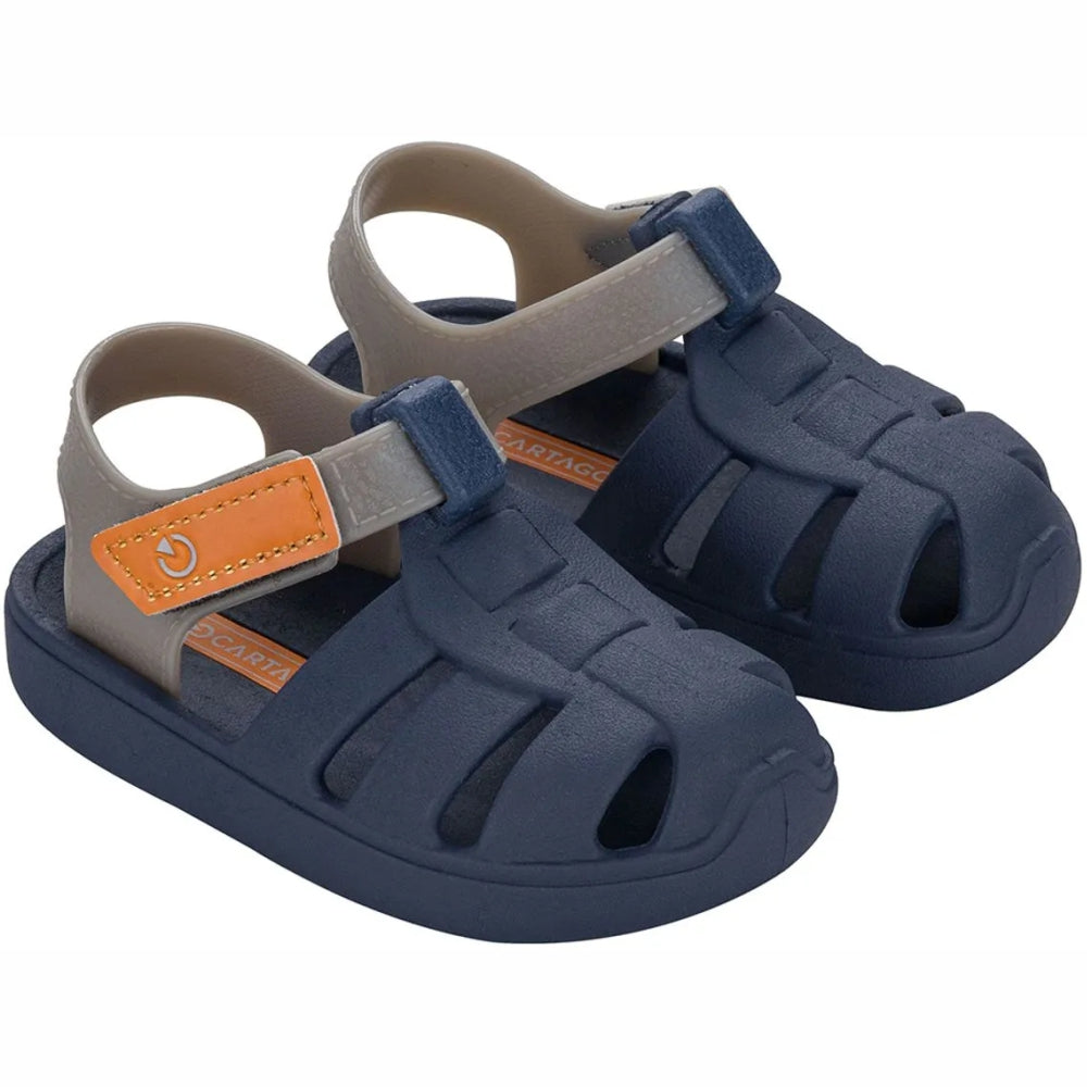 SANDALIAS CARTAGO OSLO NIÑO BABY AZUL NARANJA